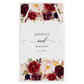 ブルガンディマルサラ結婚ホテル抱き枕 スモールペーパーバッグ (裏面)