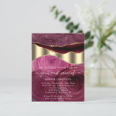 ブルガンディマルサラ縁どバラQRコード金ゴールドグリッター (スタンド正面)