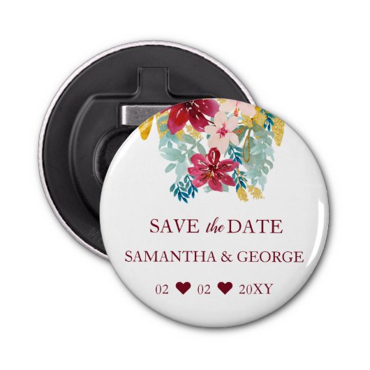 ブルガンディマルサラ金ゴールドフローラボタニッ結婚クス 栓抜き (正面)