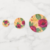 ブルガンディリースアートデザイン コンフェッティ (裏面)