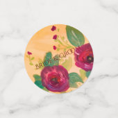 ブルガンディリースアートデザイン コンフェッティ (スモール正面)