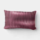 ブルガンディレッドグリジーグリッターストライプズ ランバークッション (裏面)