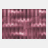 ブルガンディレッドグリジーグリッター ラッピングペーパーシート (正面)