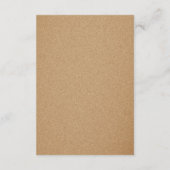 ブルガンディレッドネイビー素朴フローラボホ披露宴 エンクロージャーカード (裏面)