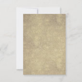 ブルガンディレッドネイビー素朴フローラボホ披露宴 招待状 (裏面)