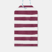 ブルガンディレッドマルサラフローラサンキューラベル ギフトタグ (裏面)