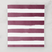 ブルガンディレッドマルサラフローラ座席表 プレイスカード (内部開封)