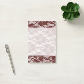 ブルガンディレッドレースフローラ ポストイット (オフィス)