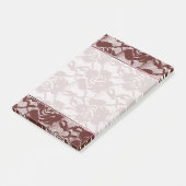 ブルガンディレッドレースフローラ ポストイット (アングル)