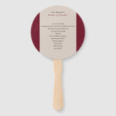 ブルガンディレッドローゼズキンセアニェライベント順 ハンドファン (裏面)