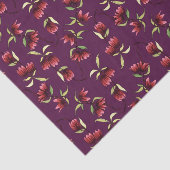 ブルガンディレッド赤面ピンクボ素朴ヘミアンフローラ 薄葉紙 (詳細)