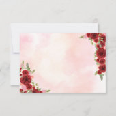 ブルガンディレッド金ゴールドフローラプリンセスキンセアニラ セーブザデート (裏面)