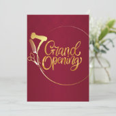 ブルガンディワイン&ゴールデン美しいサロングランドオープニング 招待状 (スタンド正面)
