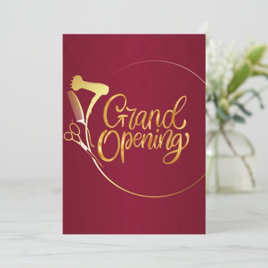 ブルガンディワイン&ゴールデン美しいサロングランドオープニング 招待状 (スタンド正面)