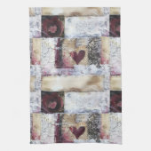 ブルガンディヴァレンティーズデザイン11 キッチンタオル (縦)