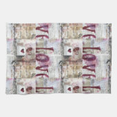 ブルガンディヴァレンティーズデザイン5 キッチンタオル (横)