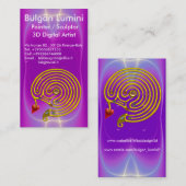 ブルガンルミニハイパーラビリンスプロフィルカード 名刺 (正面/裏面)