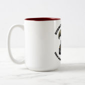 ブルガーザウルスレックス恐竜 ツートーンマグカップ (左)