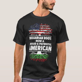 ブルガ生まれリガリアブルガリア米国市民権 Tシャツ