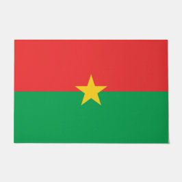 ブルキナファソの国旗 ドアマット