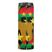 ブルキナファソの地図、国旗と革命拳 タンブラー (裏面)