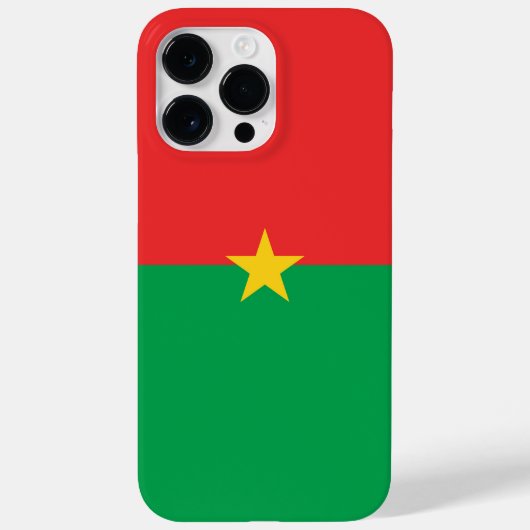 ブルキナファソの旗 Case-Mate iPhoneケース (裏面)