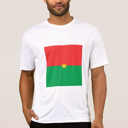 ブルキナファソの旗 Tシャツ (正面)