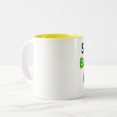 ブルキナファソの誰かが私を愛している ツートーンマグカップ (正面左)