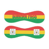 ブルキナファソ国旗とコート・オブ・アームズ 野球ボール (パネル)