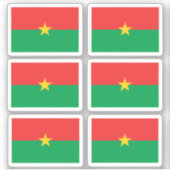 ブルキナファソ国旗 – コレクションのシール シール (正面)