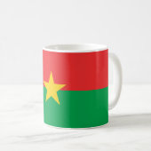 ブルキナファソ国旗 コーヒーマグカップ (正面右)