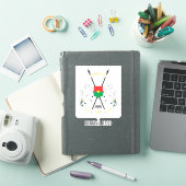 ブルキナファソ国軍愛国服 シール (iPadカバー)