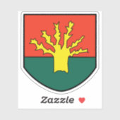 ブルキナファソ高堂郷の紋章 シール (シート)