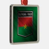 ブルキナファソ メタルオーナメント (右)