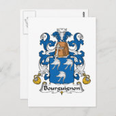 ブルギニョン家紋 ポストカード (正面/裏面)