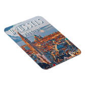 ブルクセル、ラキャピタルデラベルジケetヨーロッパ マグネット (右側)