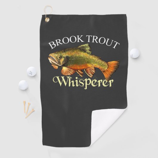 ブルクトウイスパーラーダーク魚釣りタオル ゴルフタオル (インサイチュ)