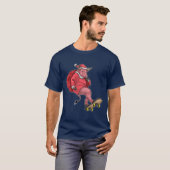 ブルクリスマススケートボード Tシャツ (正面フル)