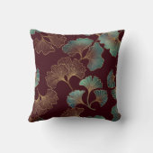 ブルグエレガントンディティール(緑がかった色)金ゴールド銀離れ子 クッション (裏面)