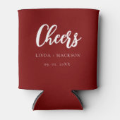 ブルグエレガントンディ応援ブライダルシャワー結婚ズ 缶クーラー (正面)