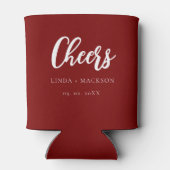 ブルグエレガントンディ応援ブライダルシャワー結婚ズ 缶クーラー (裏面)