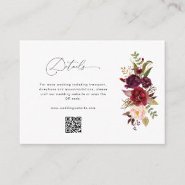 ブルグモダンンディと赤面フローラ結婚の詳細 エンクロージャーカード