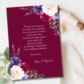 ブルグモダンンディ海軍赤面フローラ結婚ズ サンキューカード