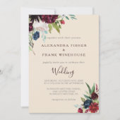 ブルグモダンンディ海軍赤面結婚フローラのInvitati 招待状 (正面)