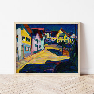 ブルグラベンストラッセ・ムルナウ1 Kandinsky ポスター