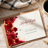 ブルグンディエレガントと金ゴールドフローラキンセアニラ 出欠カード