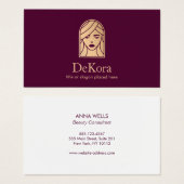 ブルグンディエレガントバラ金ゴールド顔 (正面&裏面)