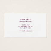 ブルグンディエレガントバラ金ゴールド顔 (裏面)