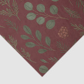 ブルグンディエレガントボタニカルホリデー 薄葉紙 (詳細)