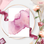 ブルグンディエレガント赤面とベリーフローラ結婚ズ 招待状